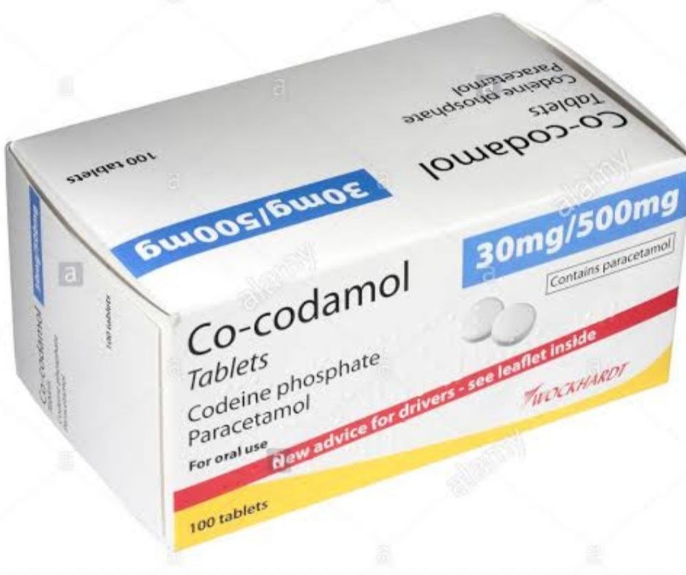 Buy Co-codamol 30/500 Codeine Paracetamol Online from UK & EU