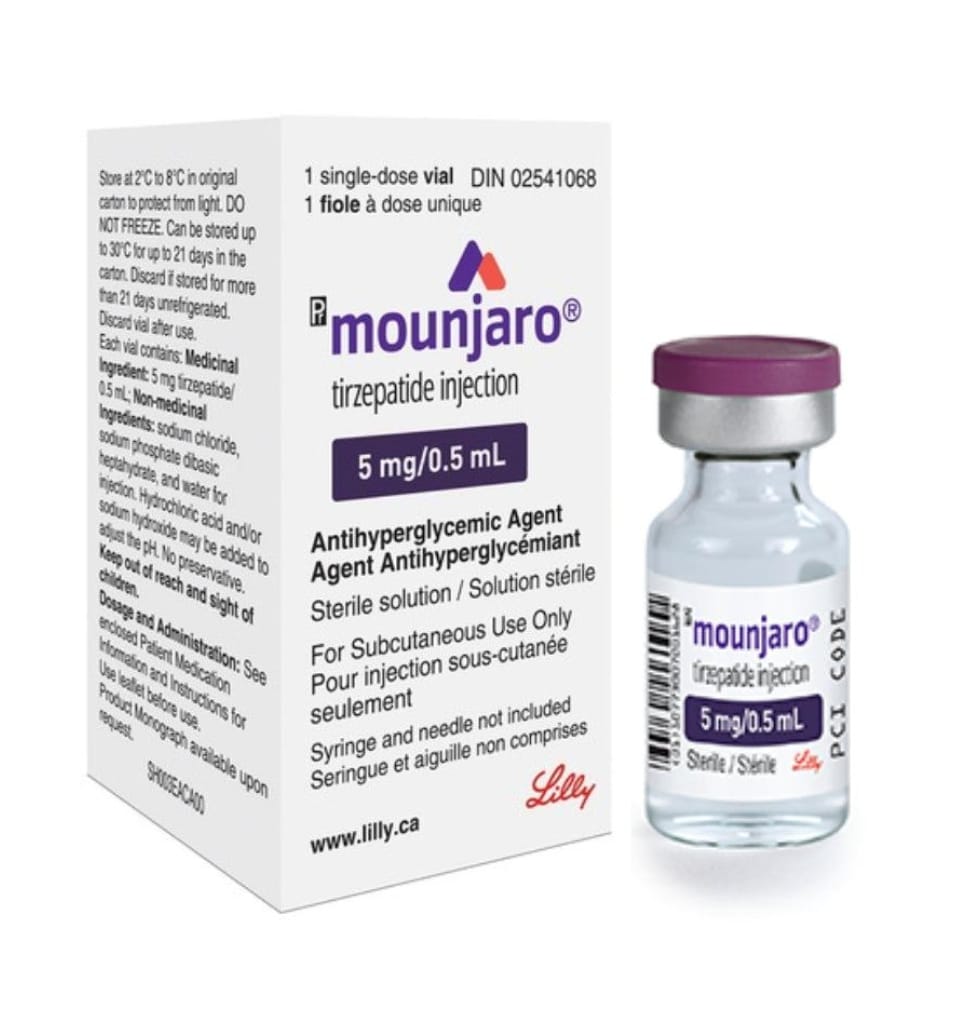 Mounjaro 5mg bottle (UK) – Appetite suppressant